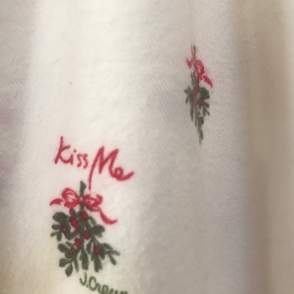 Women’s j crew flannel Christmas pajama bottoms